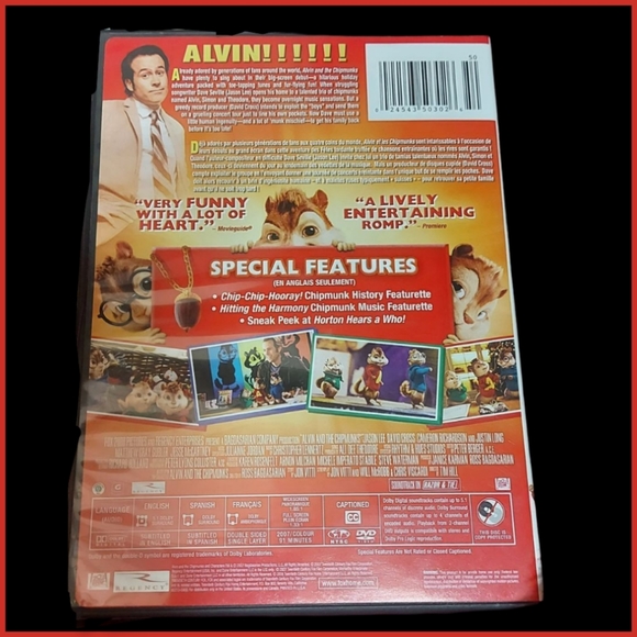 Alvin and the Chipmunks DVD - Picture 2 of 2